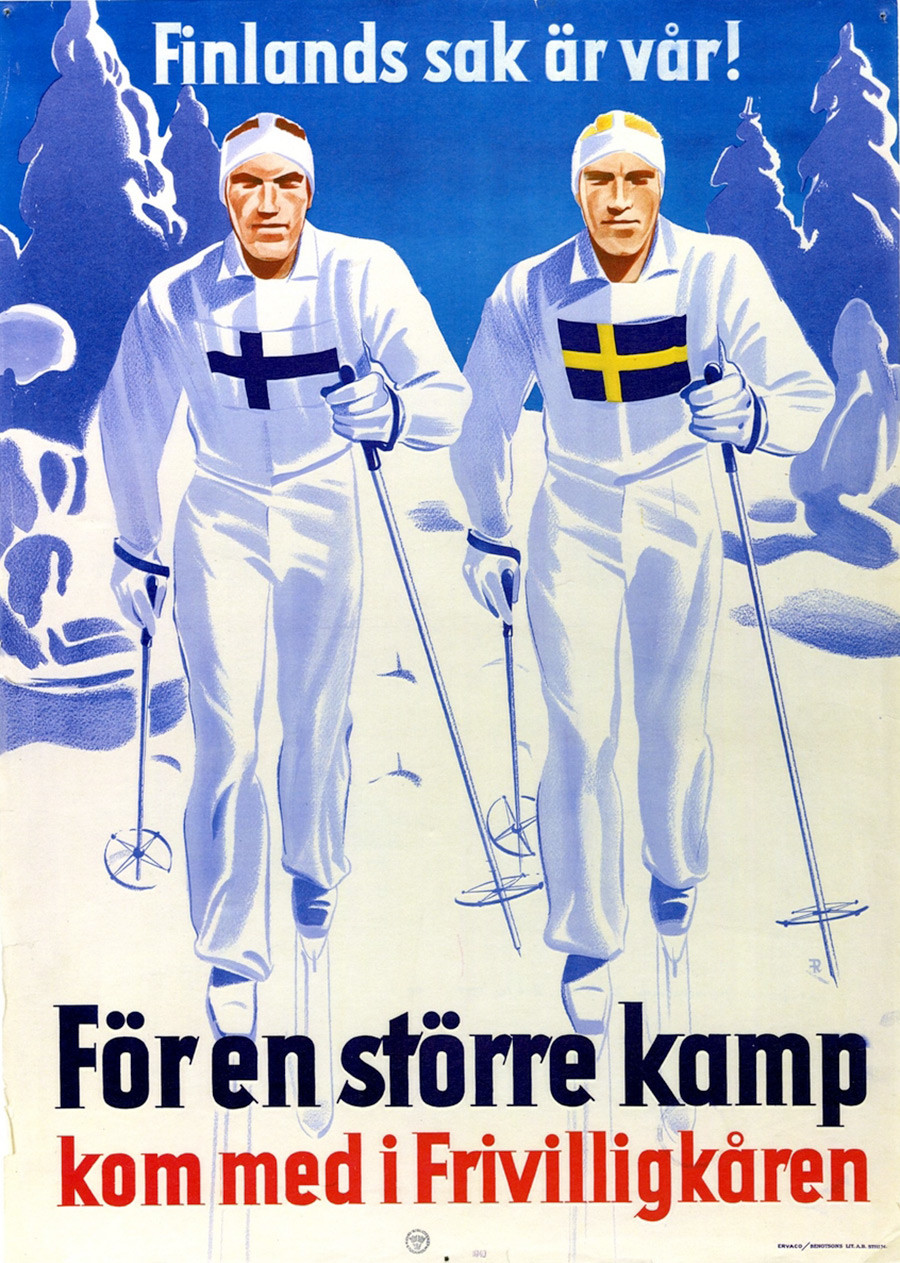 Swedish propaganda poster. 