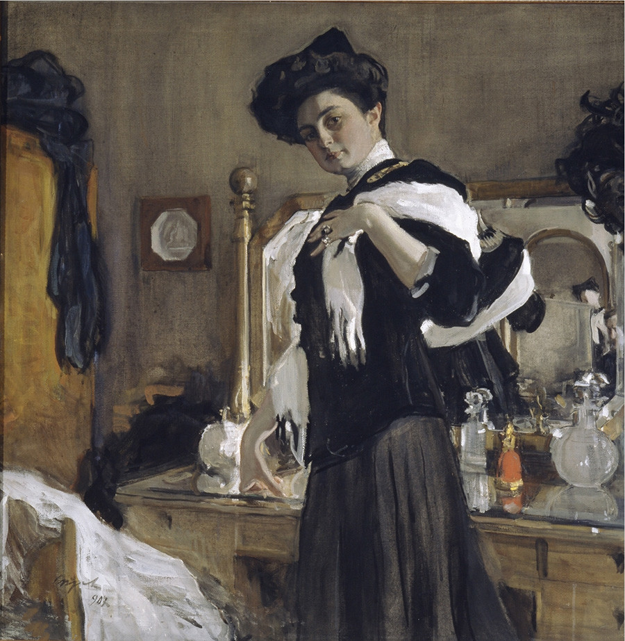 ワレンチン・セローフ『G・L・ギルシュマンの肖像』（1907年）