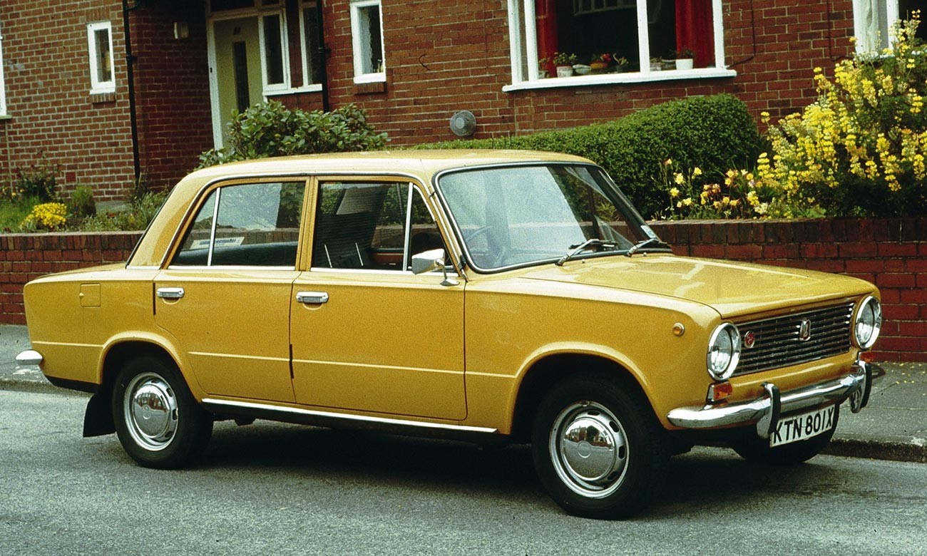 Lada sedan in Cambridge when new in 1981.