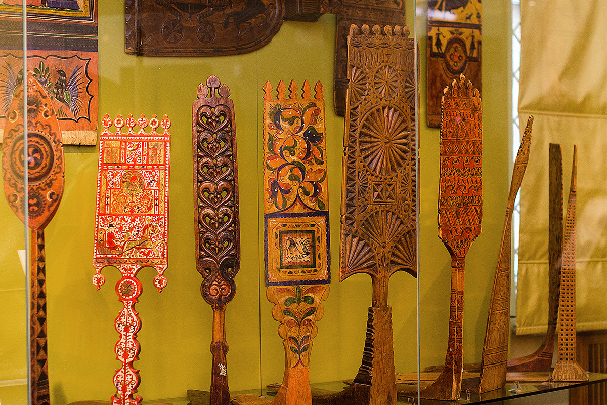 Prialkas exposées au Musée panrusse d'art décoratif