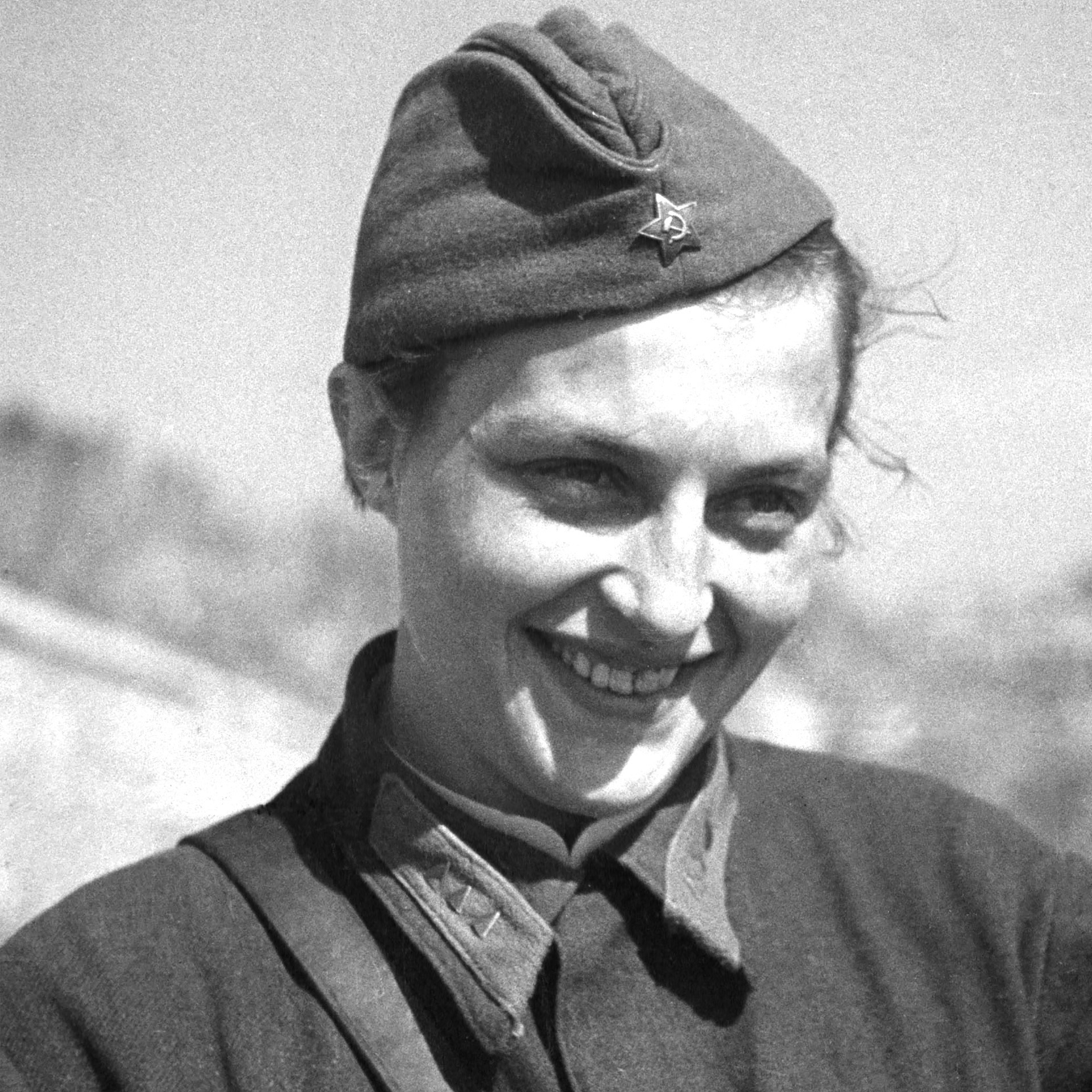 Sniper Lyudmila Pavlichenko.