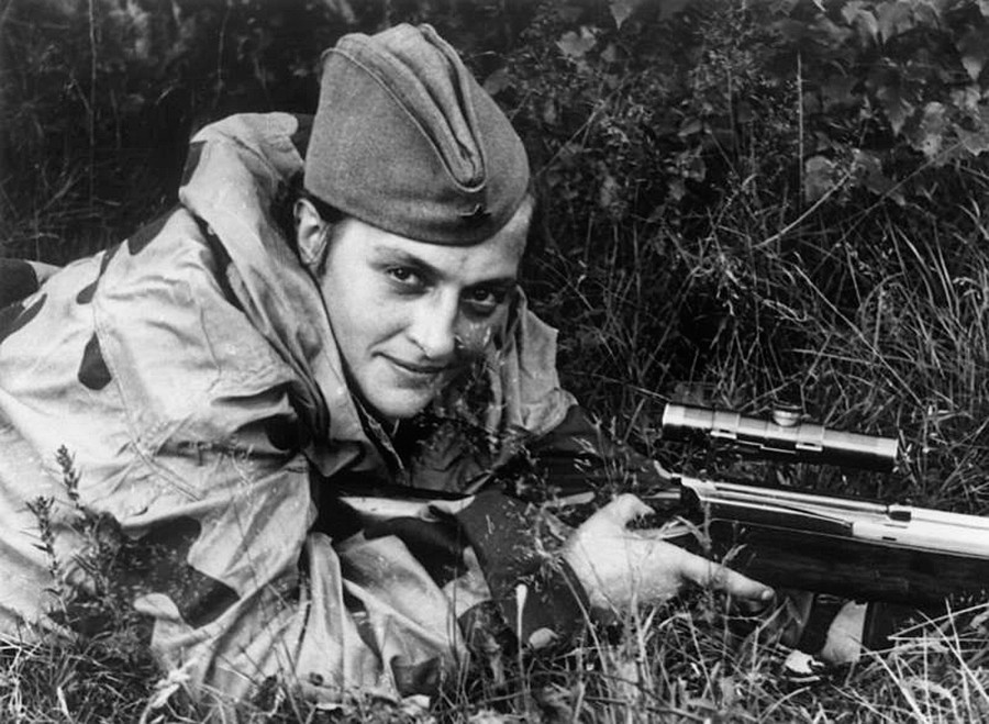 女性狙撃手、リュドミーラ・パヴリチェンコ