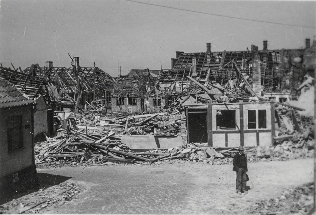 Изгледот на Рене по советското бомбардирање
