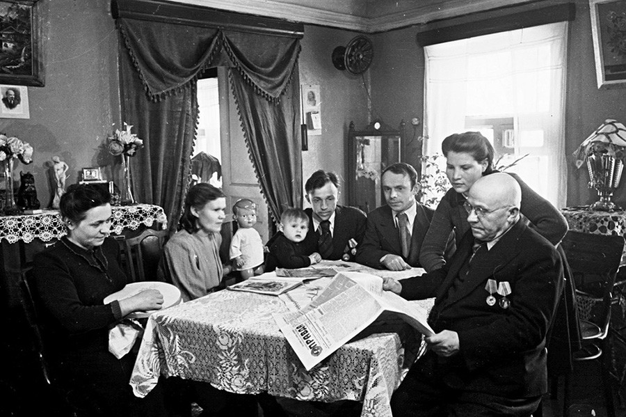 Famille de travailleurs, 1949