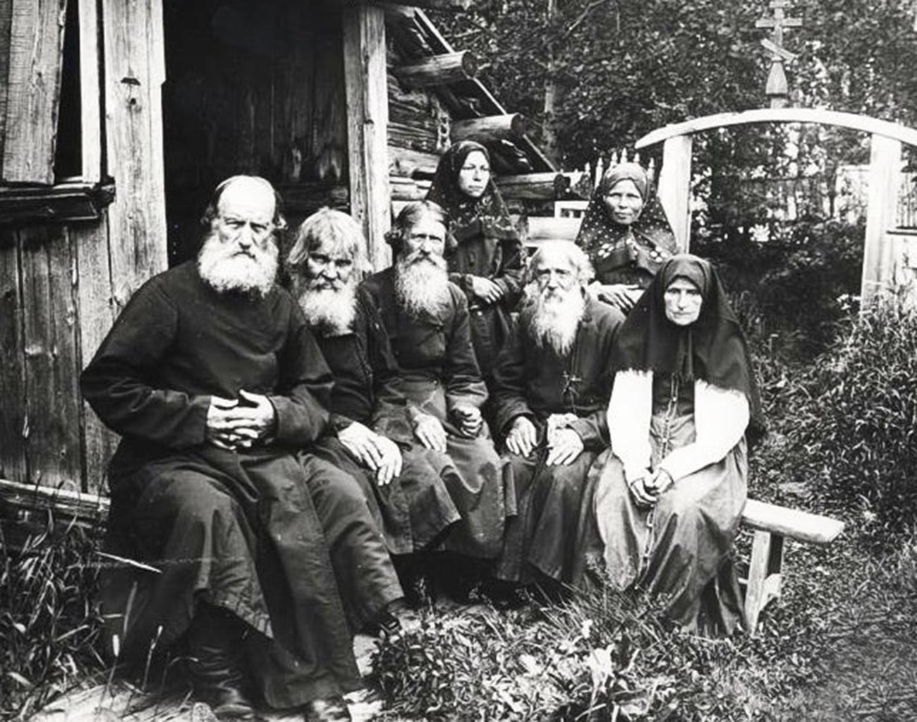 A group of Old Believers in the 19th century