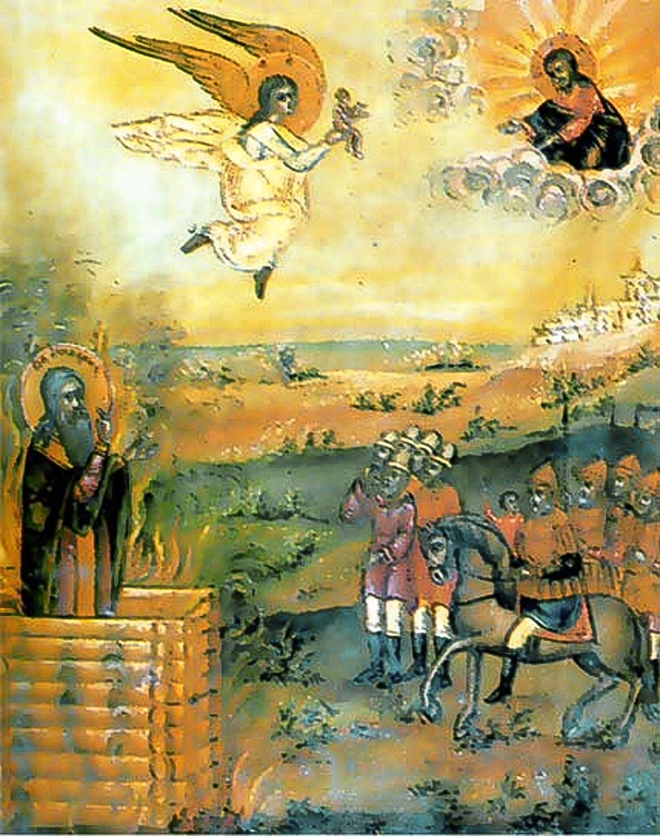 Icône montrant le martyre d'Avvakoum