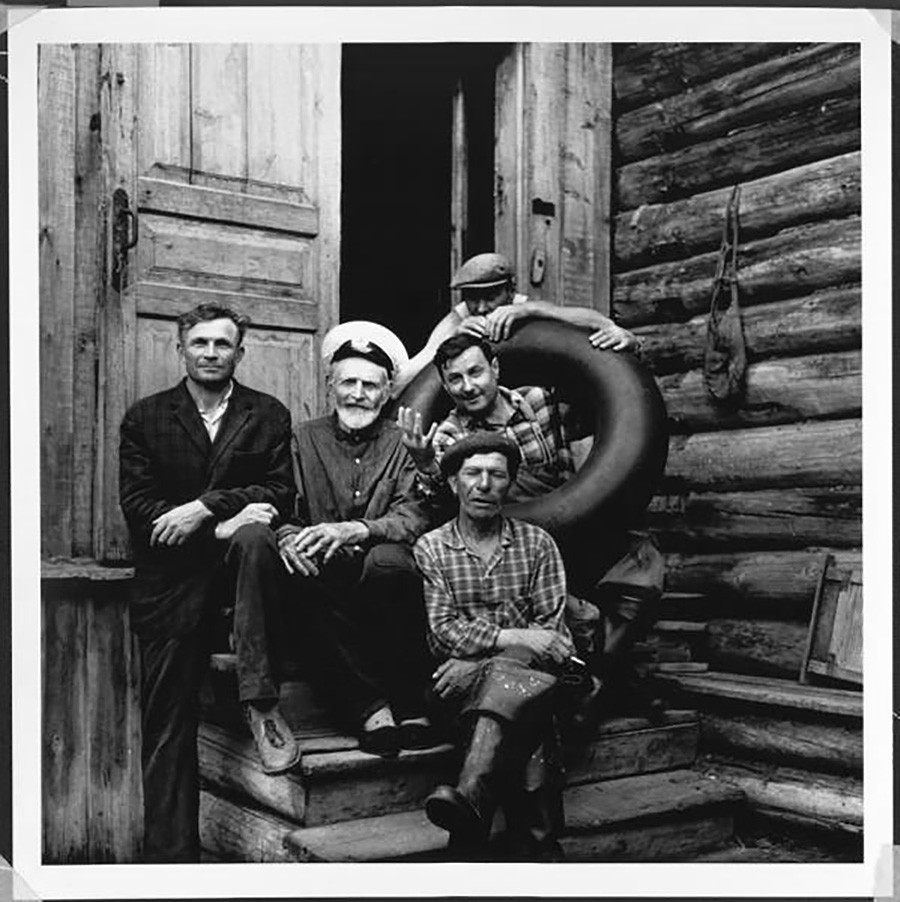 Potret keluarga Solovki Kucherov pada 1960-an