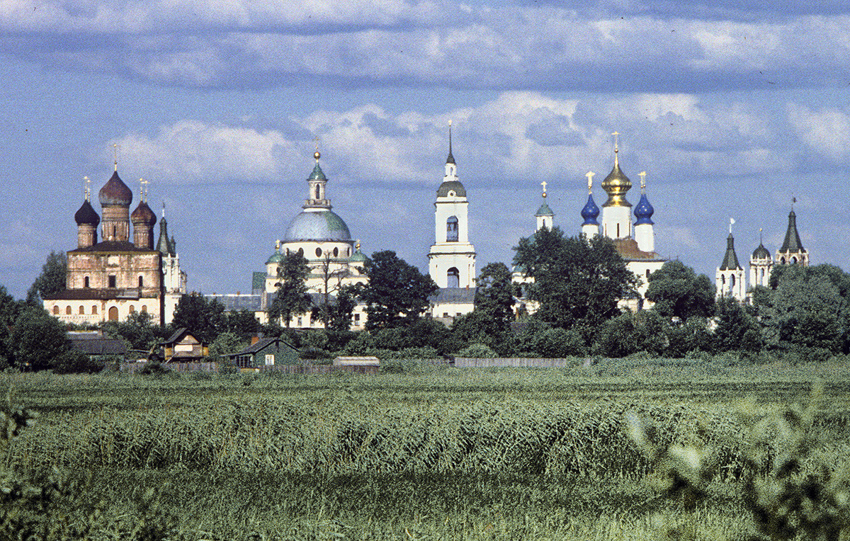 Rostov. West view of Savior-St. Yakov-St. Dimitry Monastery with Church of the Savior 