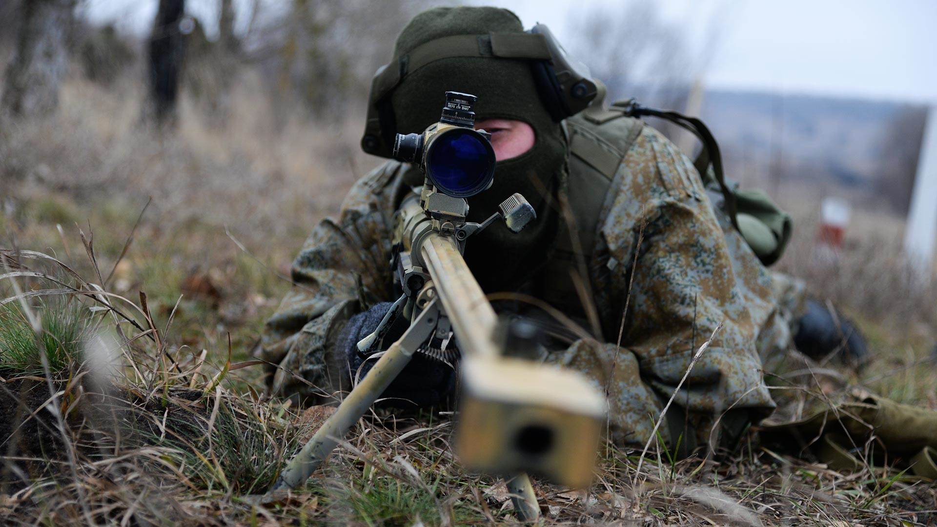 Тактичко боево гаѓање на снајперски двојки во Воронешката област