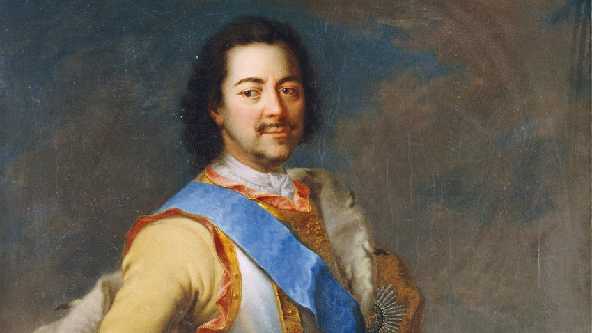 Руският цар Петър Велики (1672-1725).