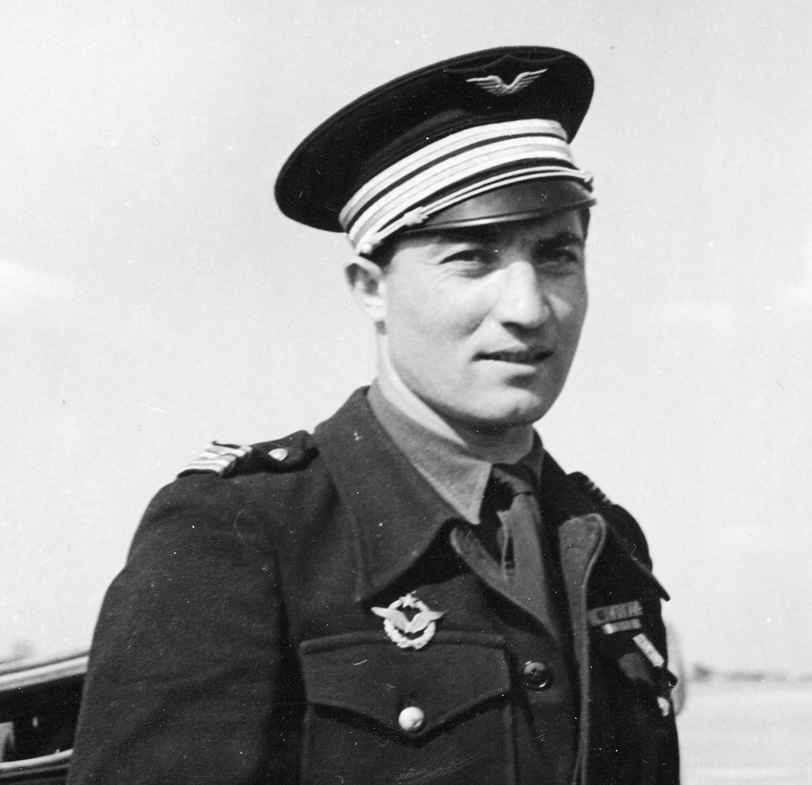 Le lieutenant-colonel Louis Delfino en juin 1945