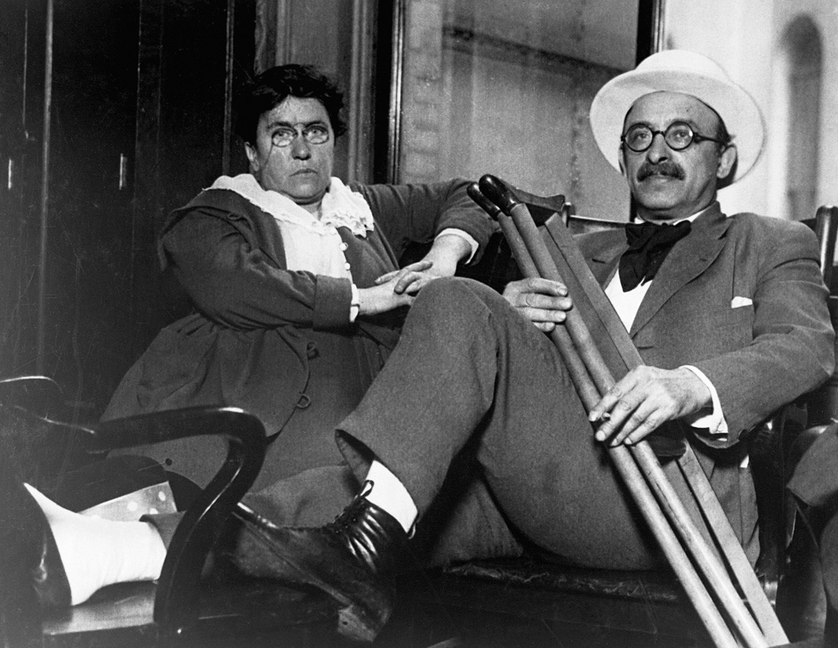 Emma Goldman and Alexander Berkman.