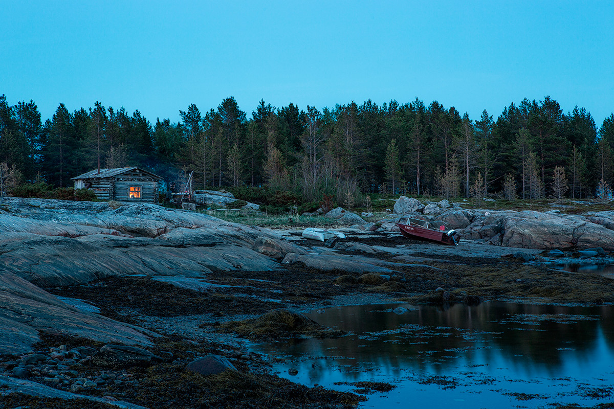 White Sea in Karelia.