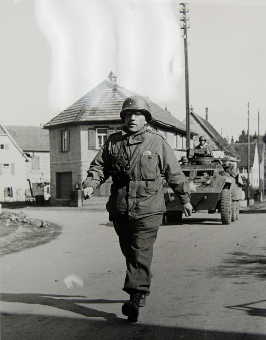 Boris Parsh in Tannheim, 1945.