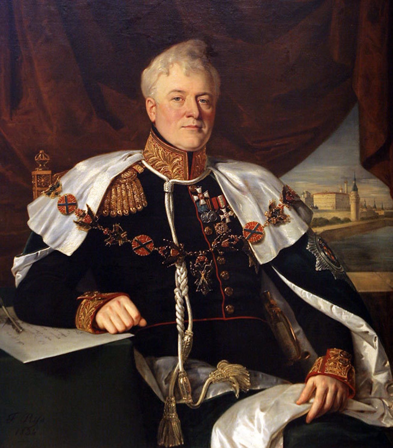 Il principe Dmitrij Golitsyn (1771-1844), Governatore militare di Mosca