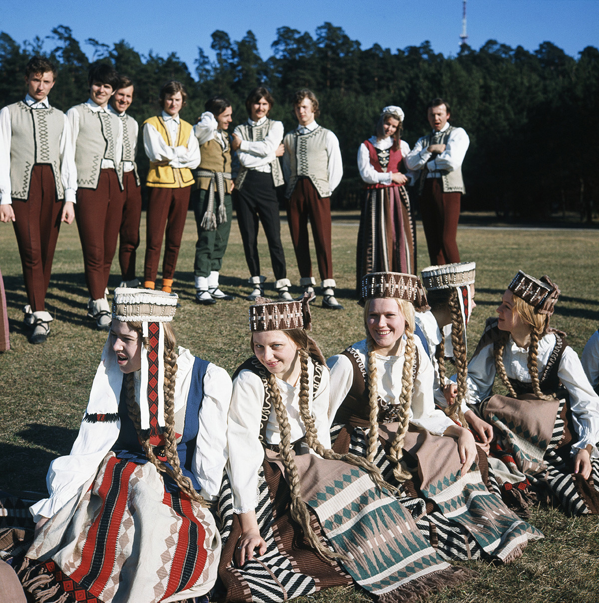 A Vilnius University Song and Dance Ensemble, 1974.