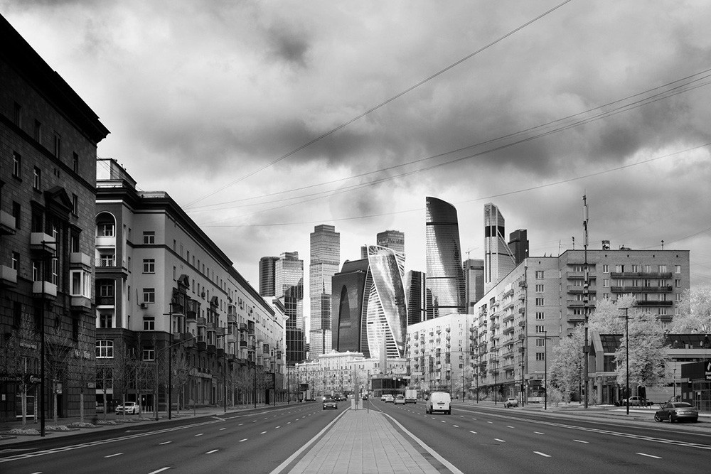 Das Geschäftsviertel „Moscow City“