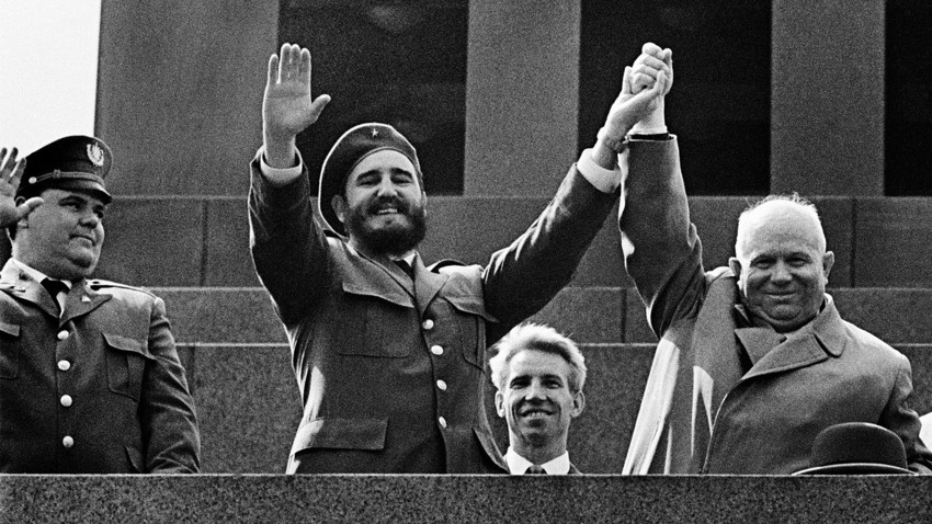 Fidel Castro e Nikita Khruschov, 1963

