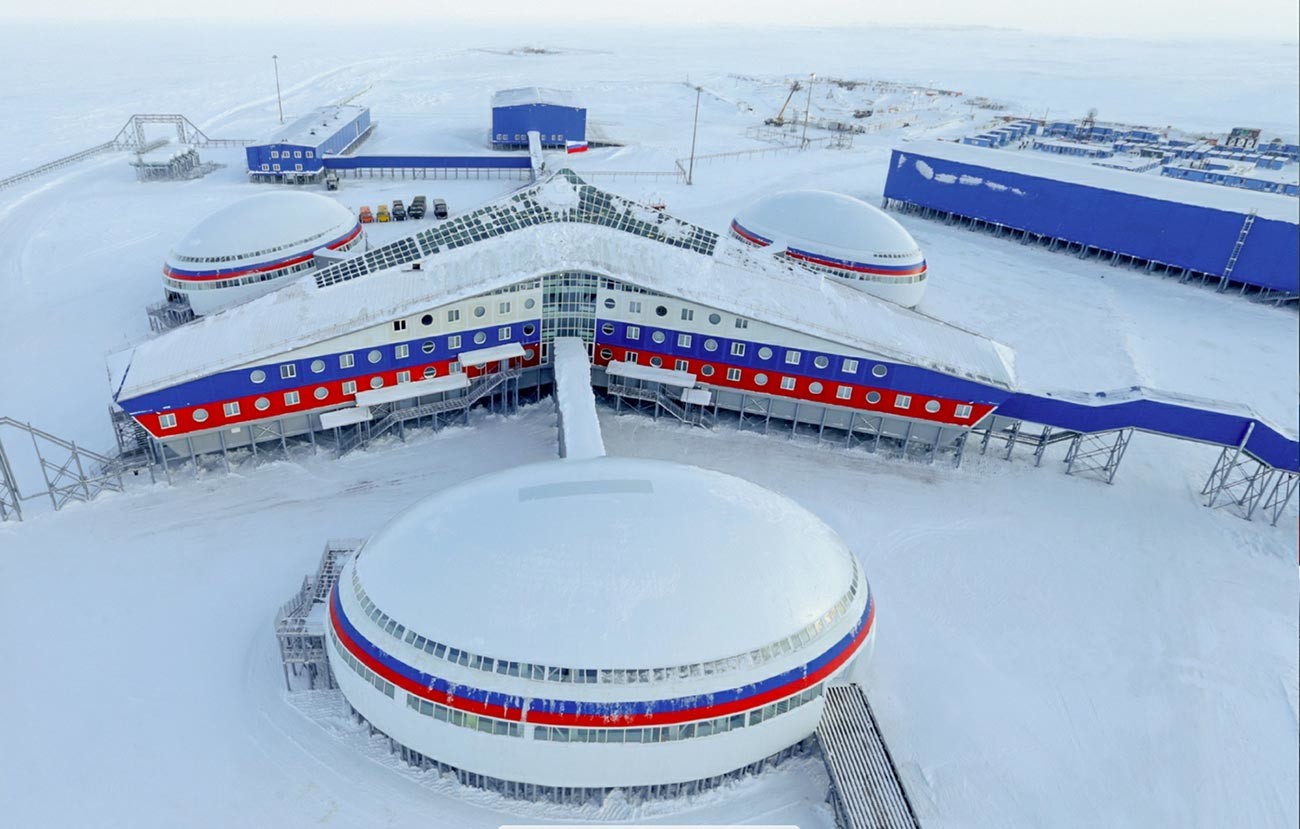 ロシアの「北極シャムロック」の軍事基地