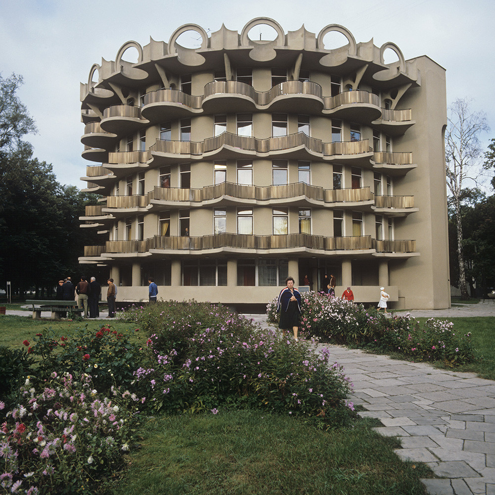 Sanatorio en Druskininkai, Lituania, 1986