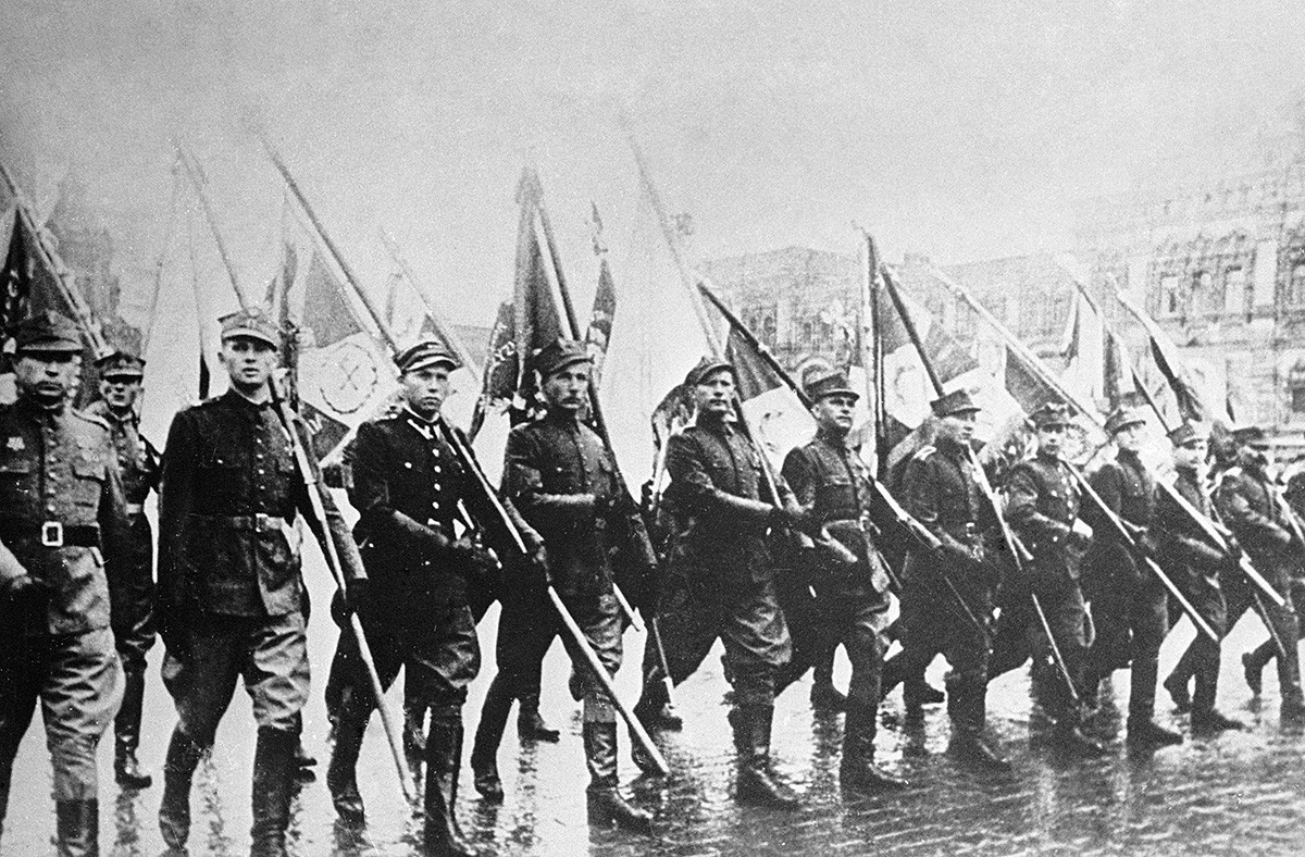 Soldiers of the Polish Army.