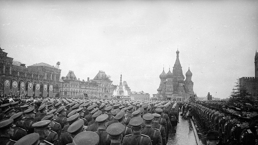 Парадата на Победата, Црвен плоштад, Москва, 24 јуни 1945.