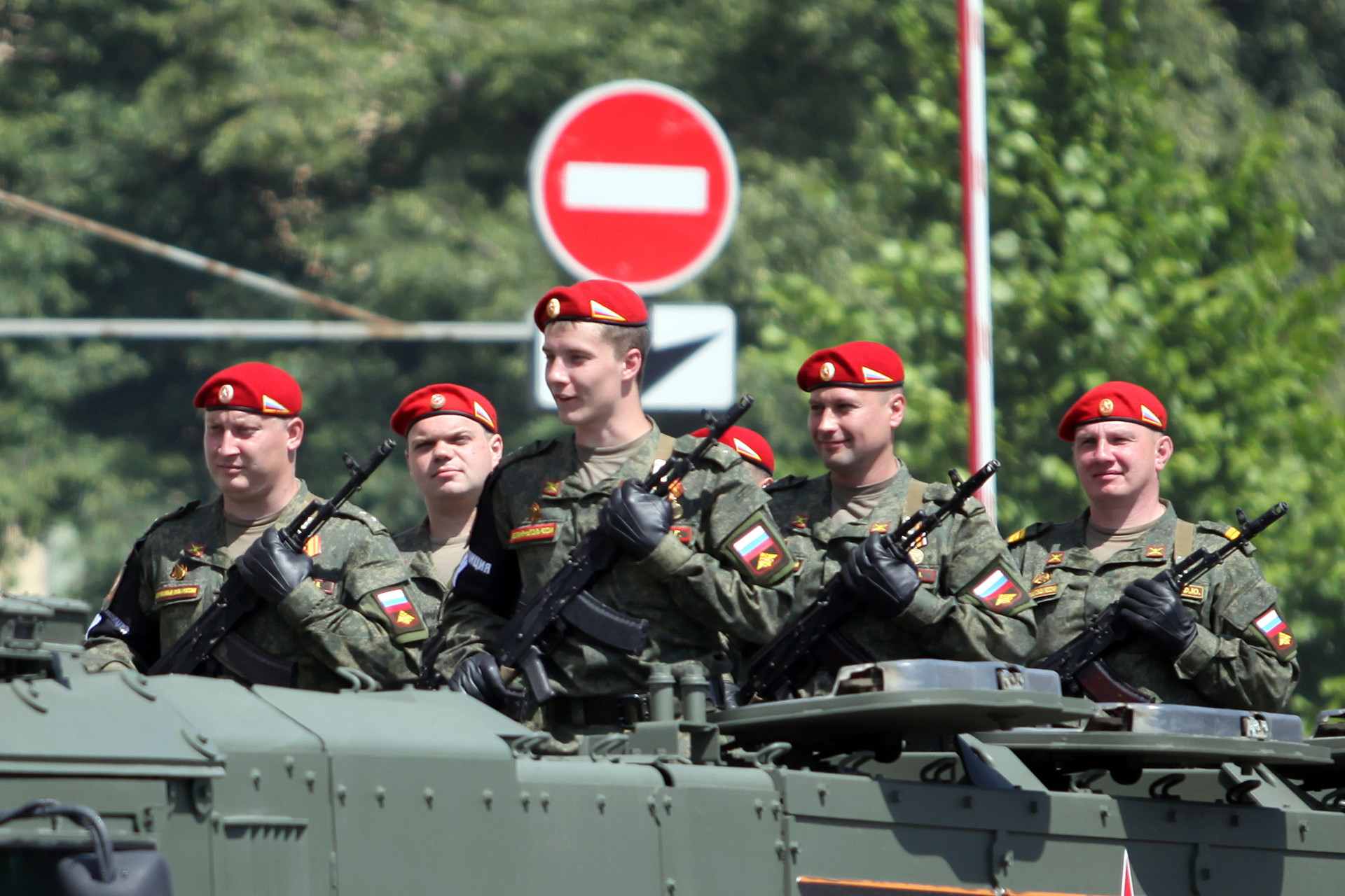 Parade Kemenangan di Moskow.