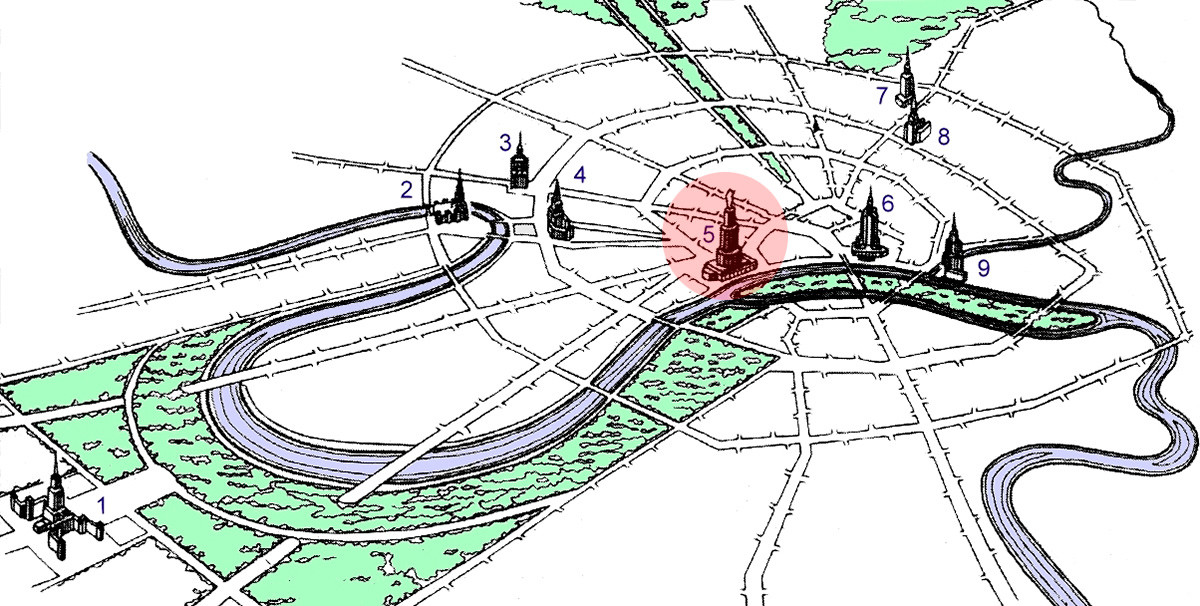 El plan general de reconstrucción de Moscú