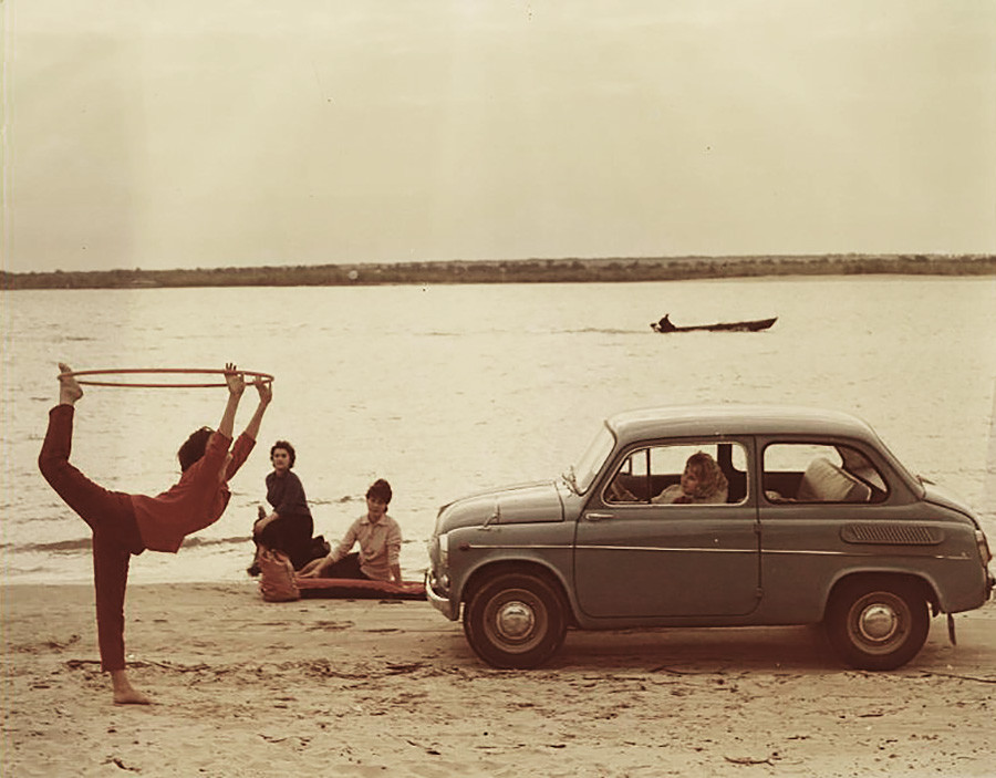 Реклама автомобиля ЗАЗ-965, 1960 - 1963