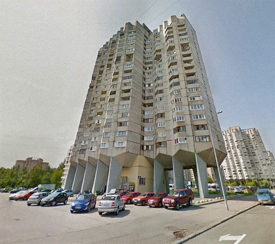 Kompleks apartemen negara, Sankt Peterburg, Rusia.
