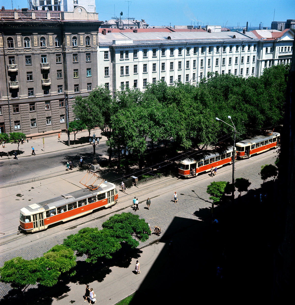 Calles de Dnepropetrovsk, 1970