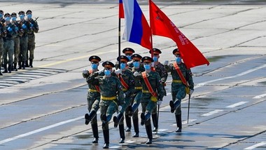 Подготовки за Парадата на Победата во подмосковско Алабино: снимка од воздух 