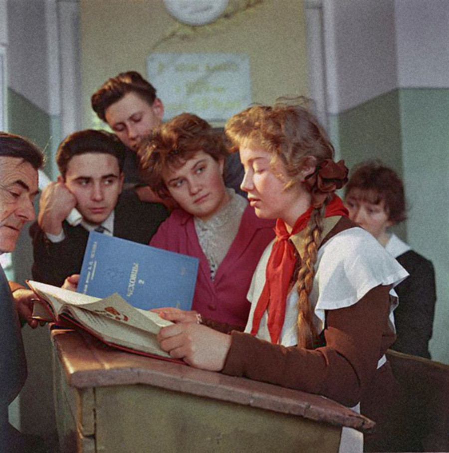 Lliterature classes, Taganrog, 1960.