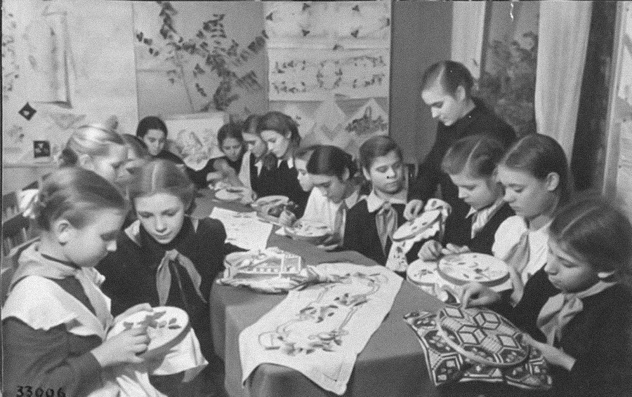 Needlework club, Murom, 1952.