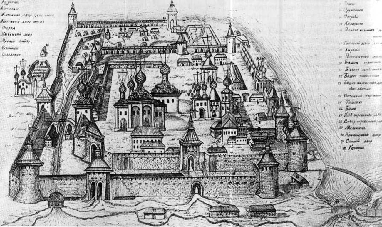 Il monastero Kirill-Belozerskij era luogo di esilio per molti malati di mente nell'antica Russia