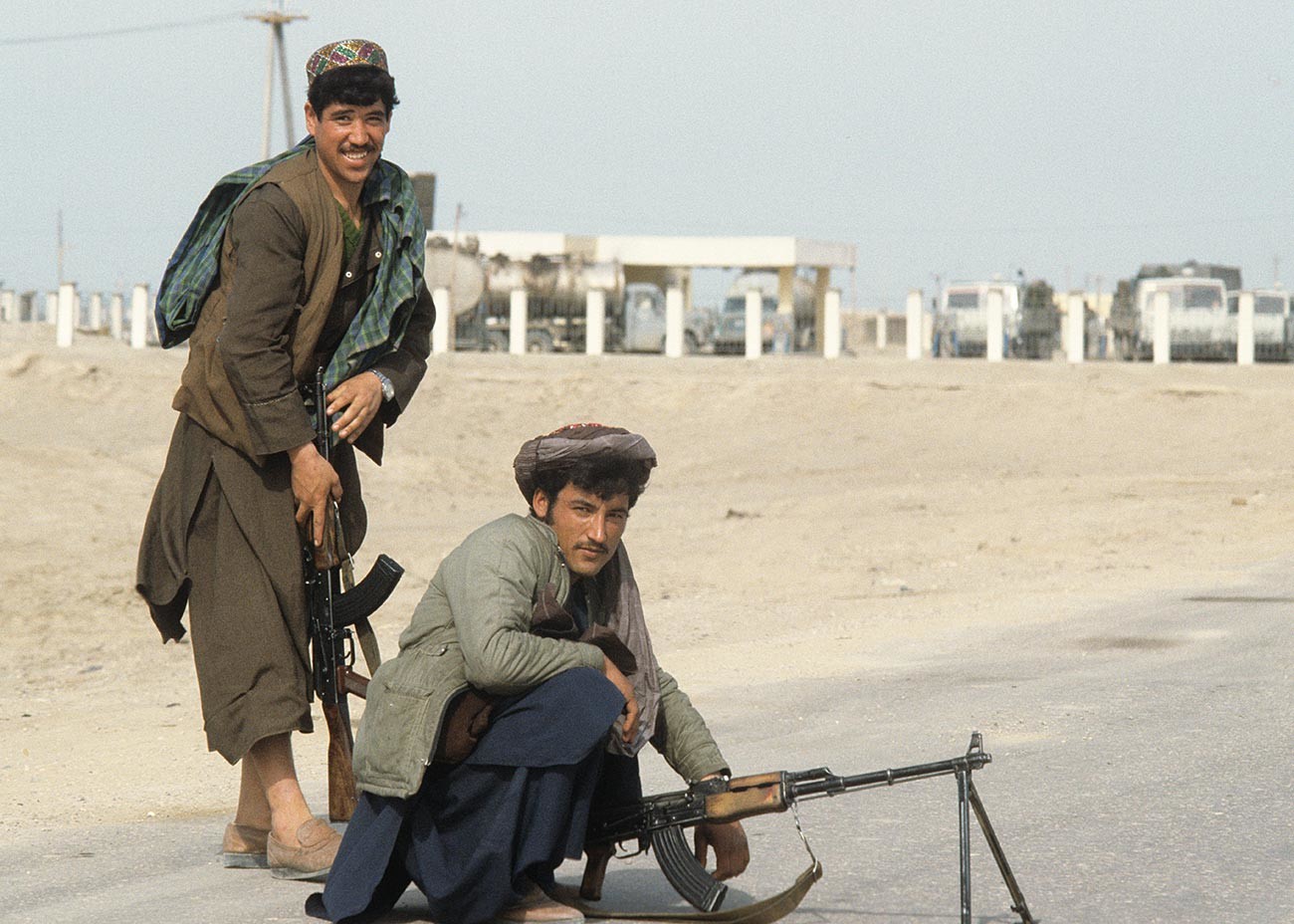The Mujaheddin, Afghan Islamist insurgents.