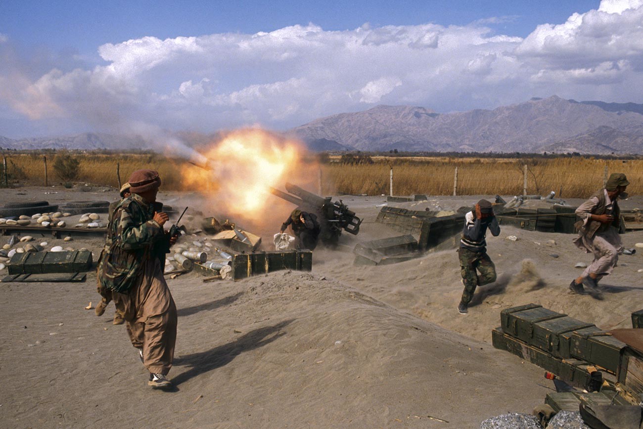 Ofensiva Mujahidin en el área de Jalalabad en Afganistán 