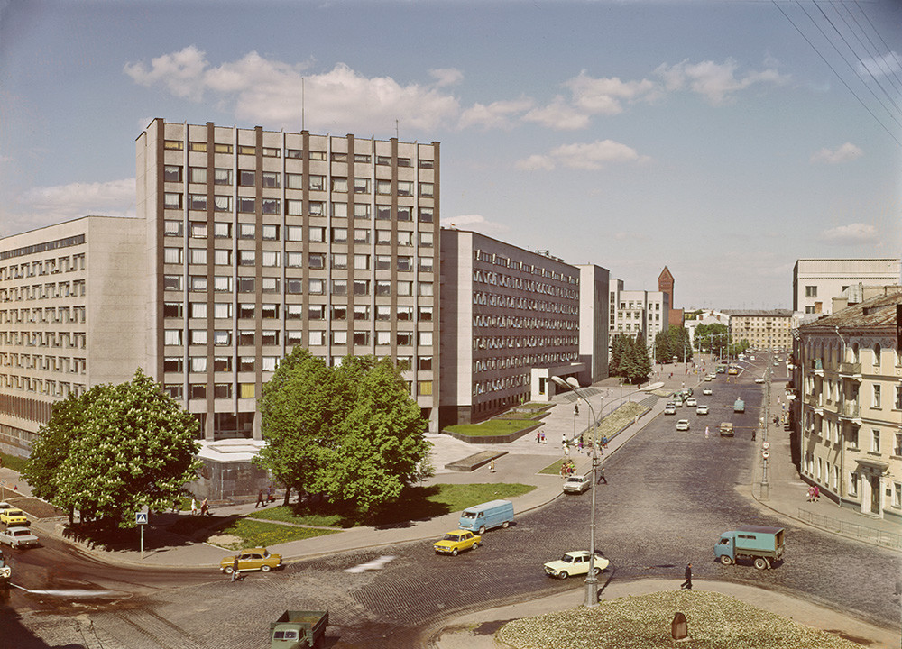 Sowetskaja-Straße, Minsk, 1980