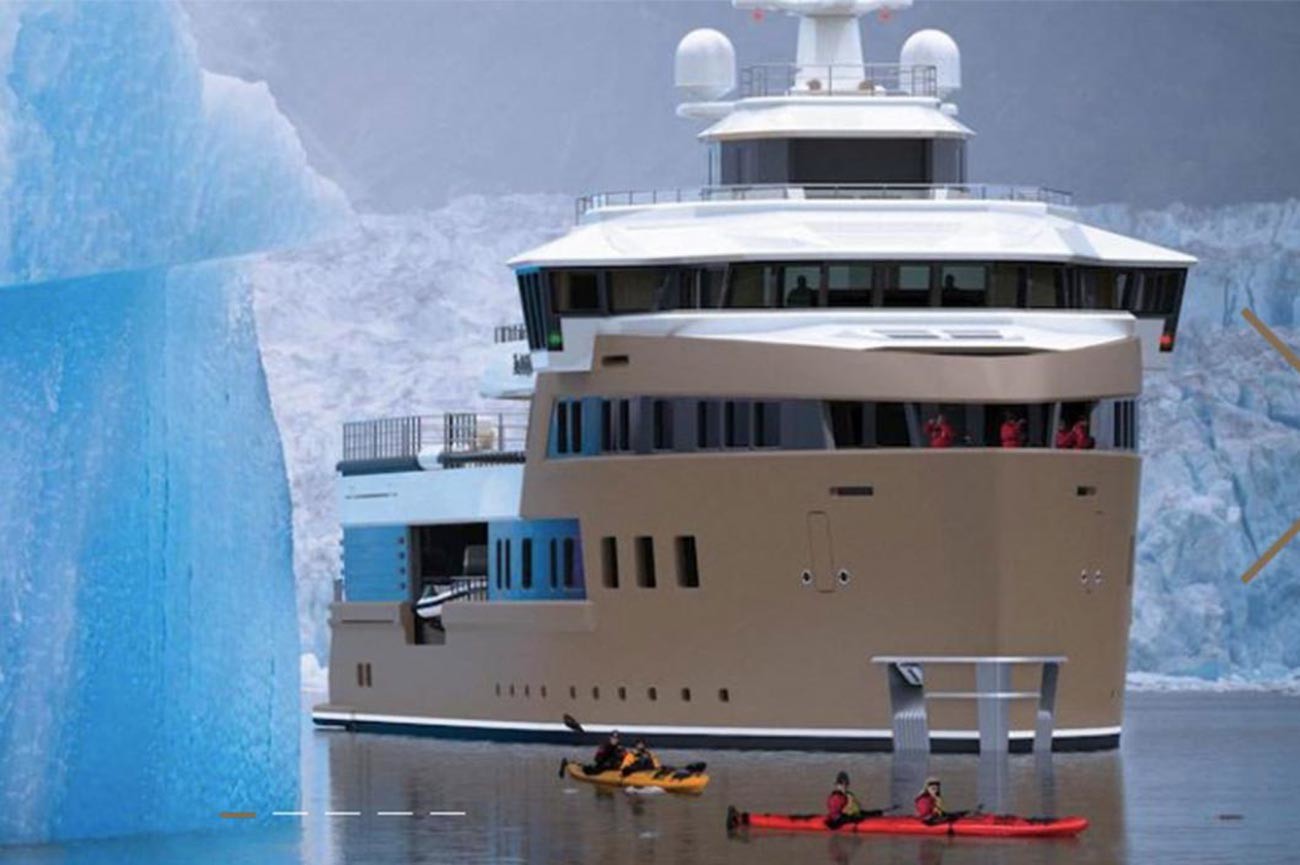 ice breaking yacht