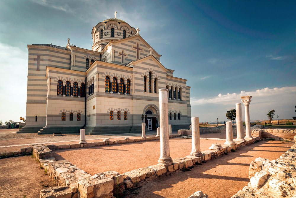 The Saint Vladimir Cathedral in Chersonesos