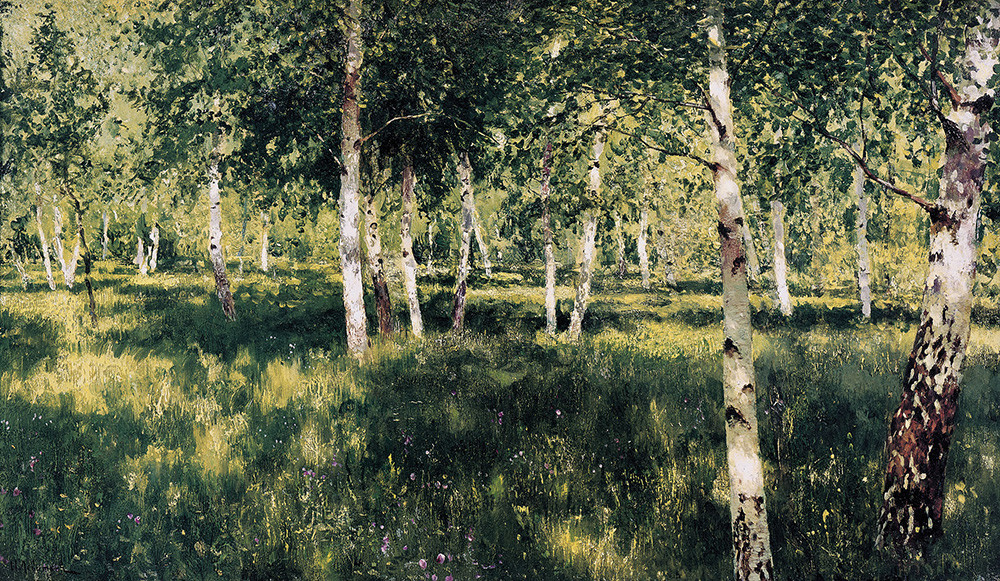 イサーク・レヴィタン　白樺林　1880年代