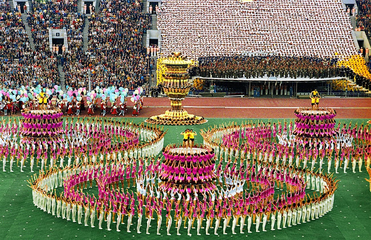 Official opening of 22nd Olympic Games.