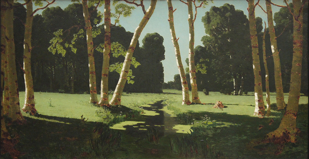 « Petit bois de bouleaux », par Arkhip Kouïndji, 1879

