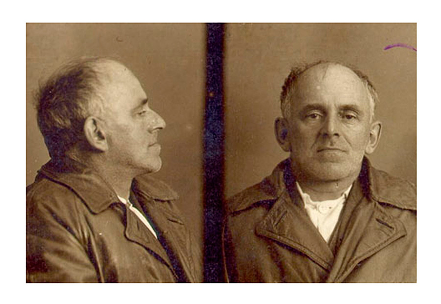 Dernière photographie d'Ossip Mandelstam issue des archives du NKVD
