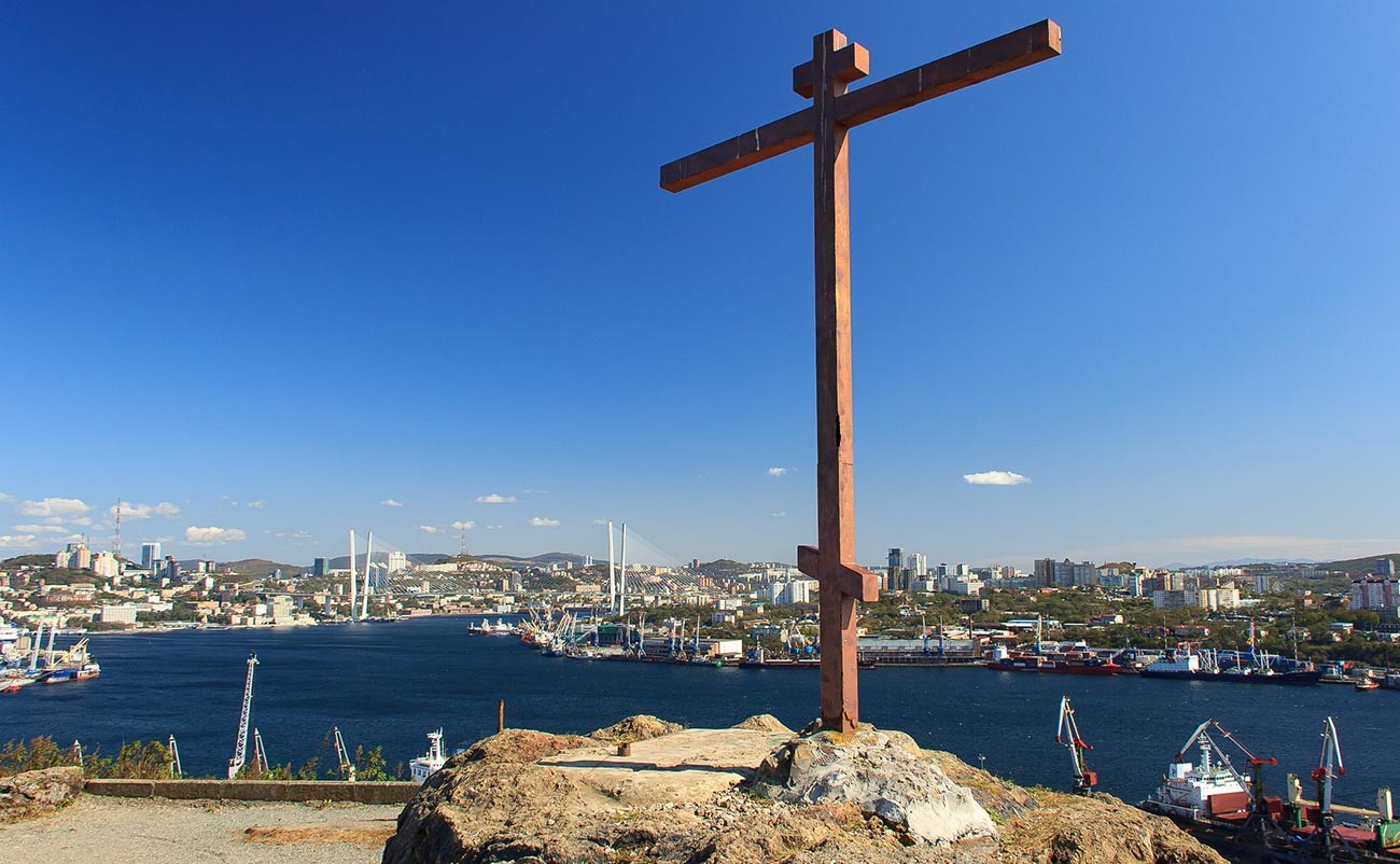 View from Krestovskaya (Cross) Hill