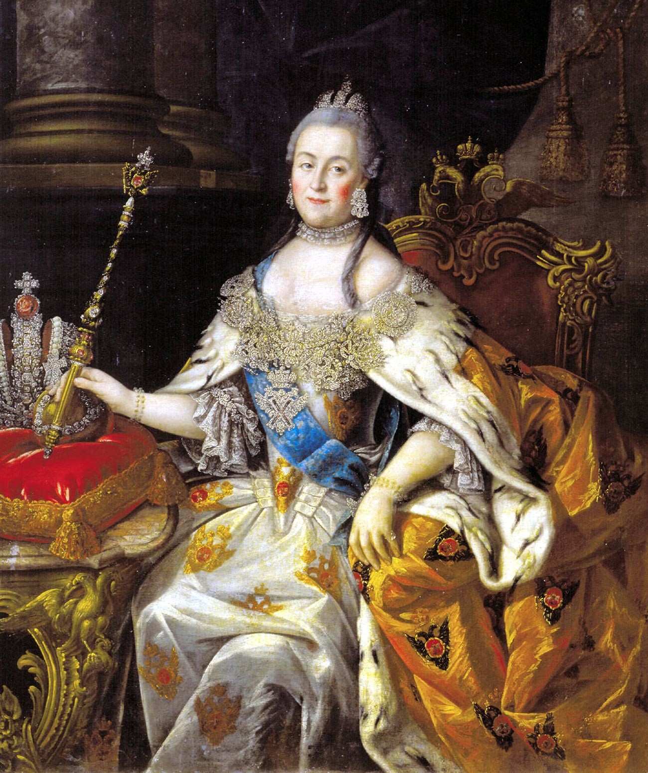 Catherine II par Alexeï Antropov