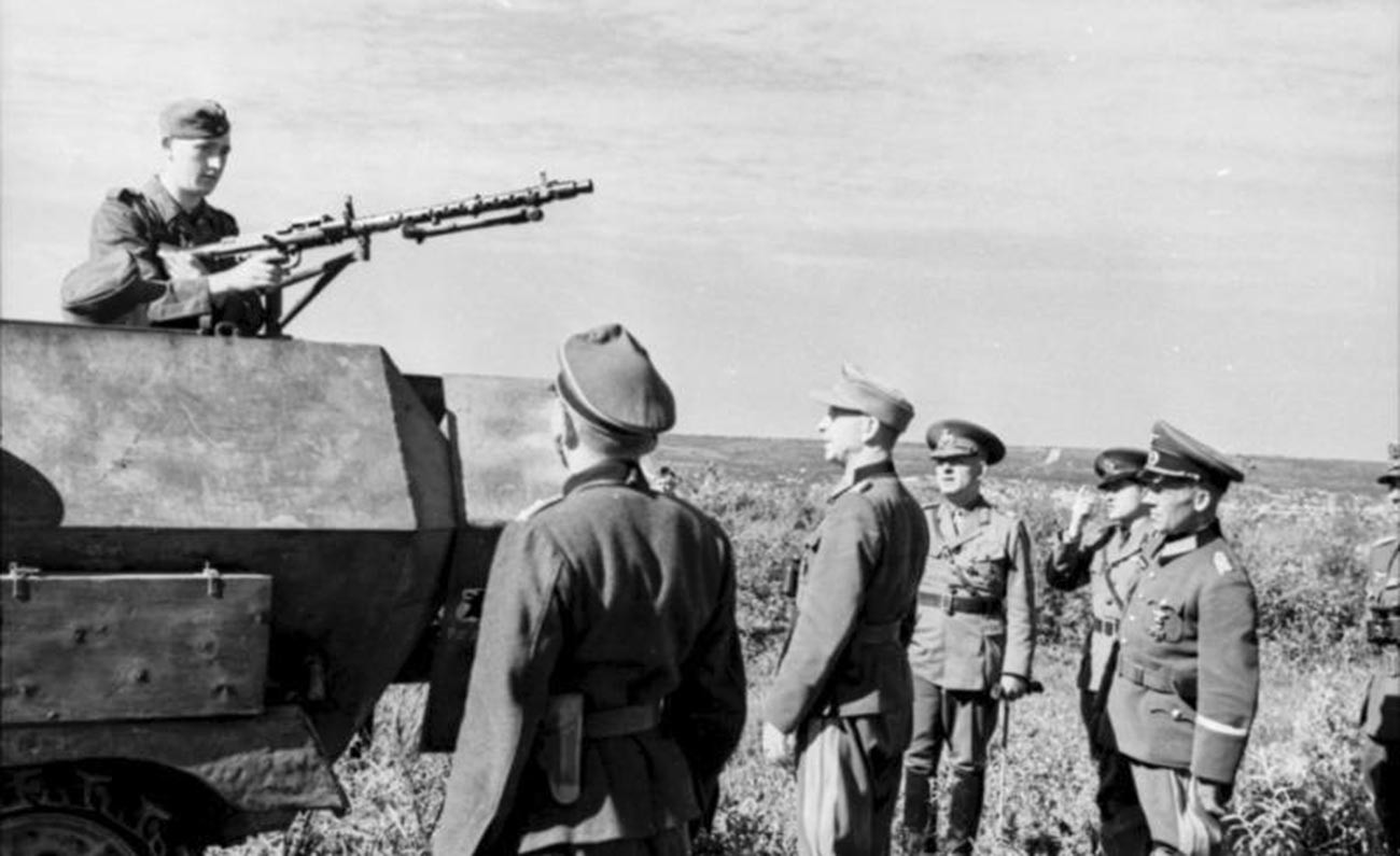 Les troupes roumaines dans le Sud de la Moldavie, 1944