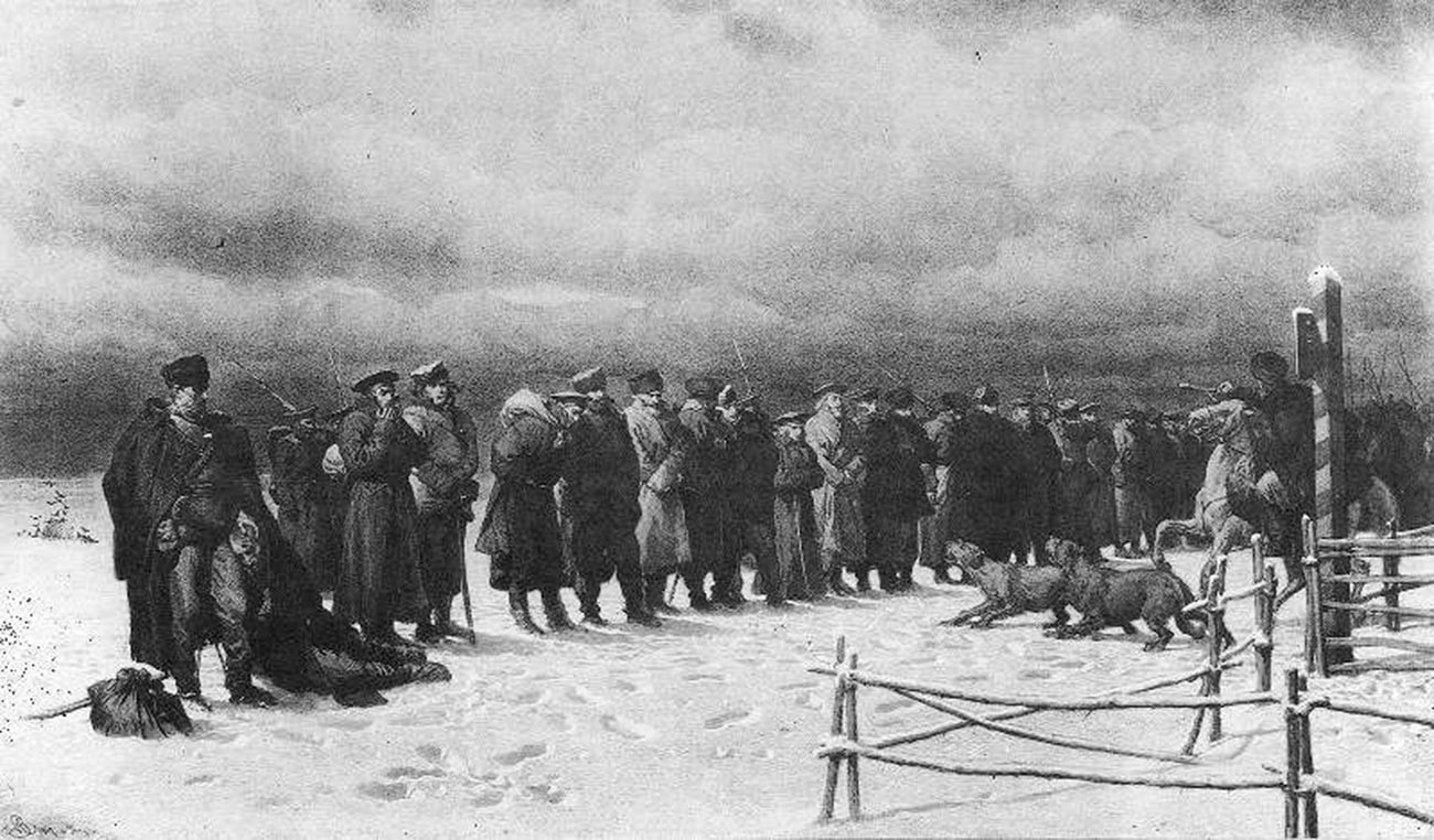 Participants polonais de l'Insurrection de Janvier envoyés en Sibérie