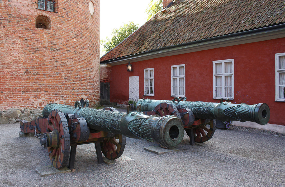 Cañón ‘Lobo’ de Andréi Chojov, siglo XVI. Museo del Castillo de Gripsholm, Suecia. 