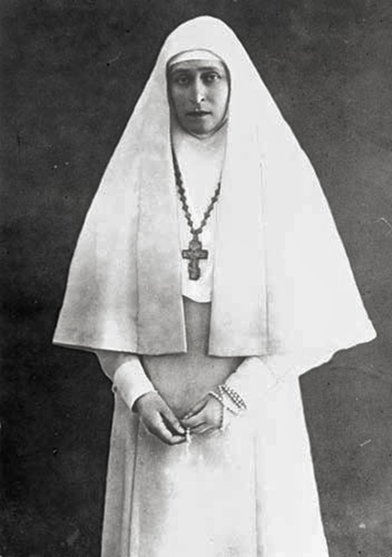 Großfürstin Elisabeth Fjodorowna im Jahr 1918